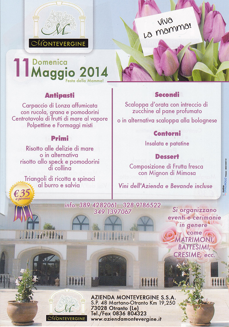 Festa della Mamma 2014